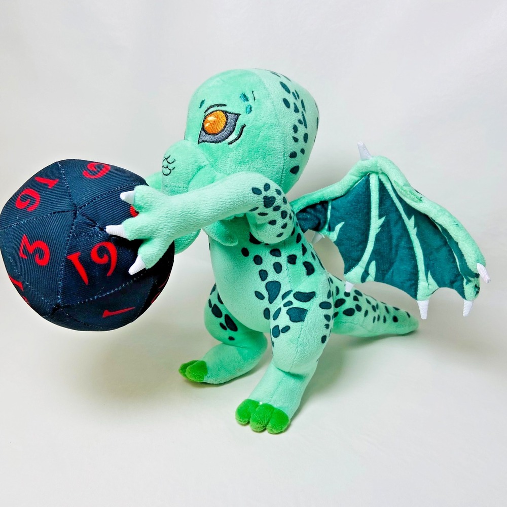 Cthulhu Lovecraft 12 Sided Die Plush Stuffed Toy Goth Emo Cryptid No Tag‎ HTF - Picture 3 of 8